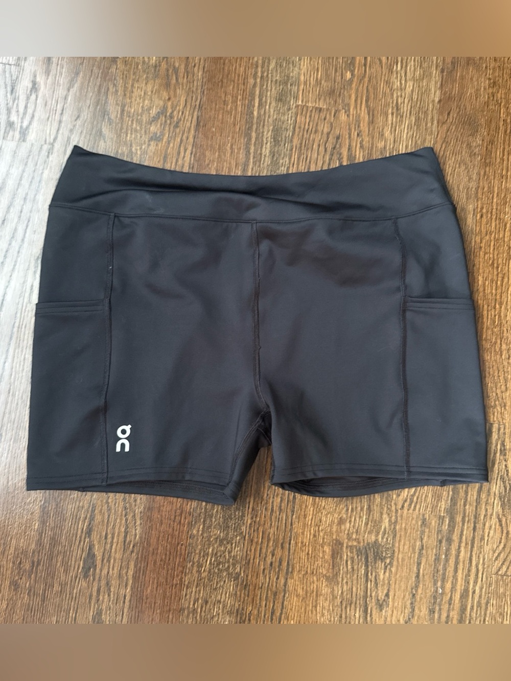 On Cloud Women’s Black Running Court Shorts with Pockets